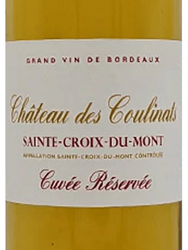 Coupe CHÂTEAU DES COULINATS / DOMAINE DE
